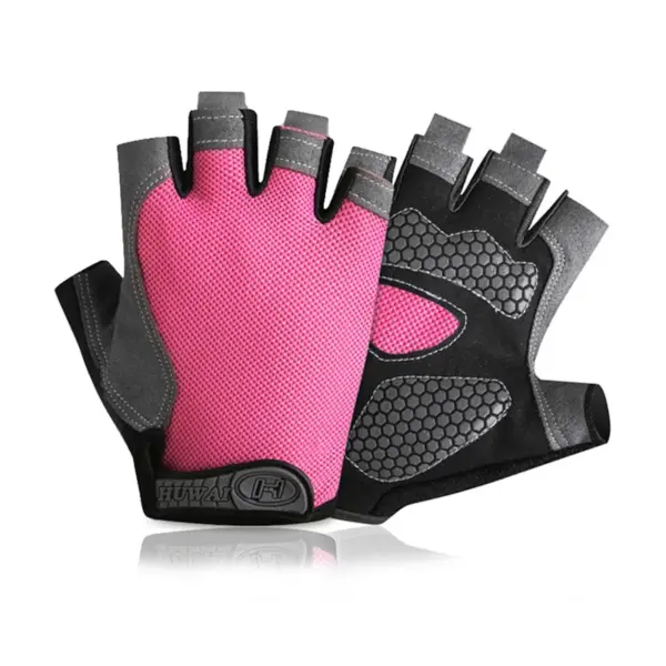 Men's & Women's Half-Finger Cycling Gloves – Breathable, Anti-Slip Gym & Fitness Training Gloves - Image 10