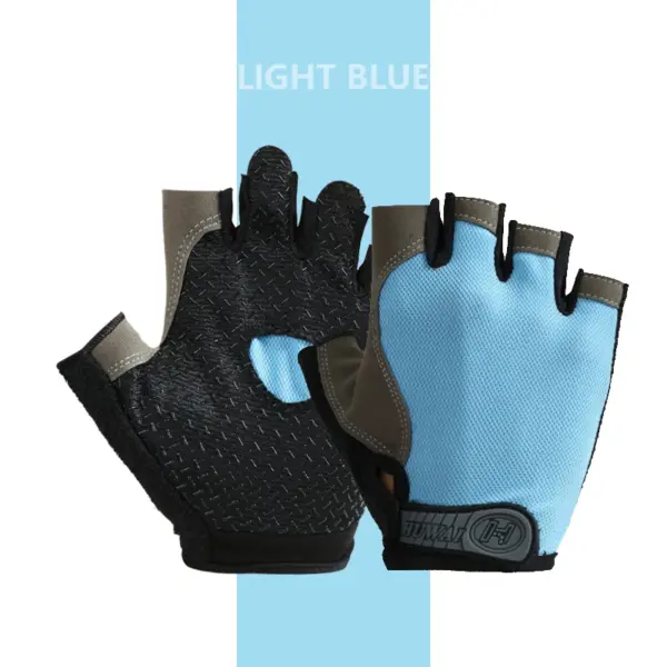 Men's & Women's Half-Finger Cycling Gloves – Breathable, Anti-Slip Gym & Fitness Training Gloves - Image 17