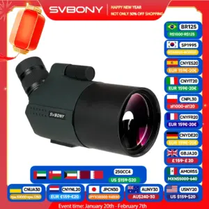 SVBONY SV41 Pro Mak Spotting Scope – 28-84x80 FMC K9 Waterproof Telescope for Astronomy, Target Shooting & Camping