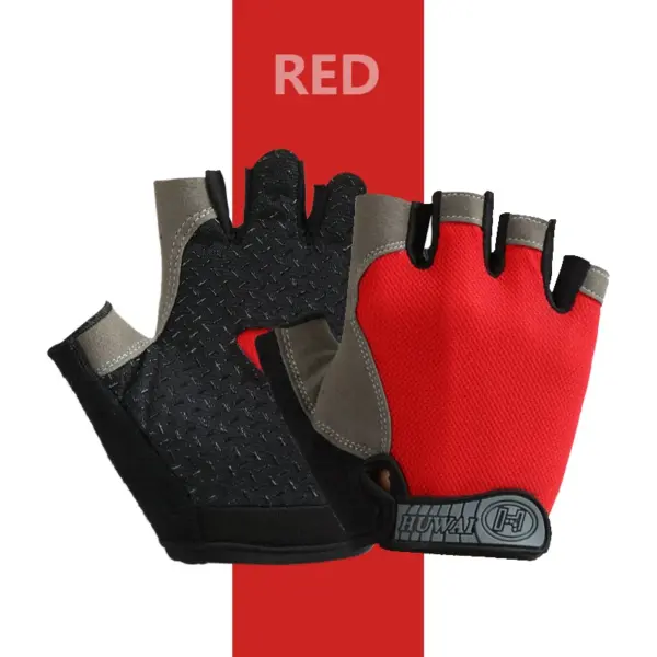 Men's & Women's Half-Finger Cycling Gloves – Breathable, Anti-Slip Gym & Fitness Training Gloves - Image 15