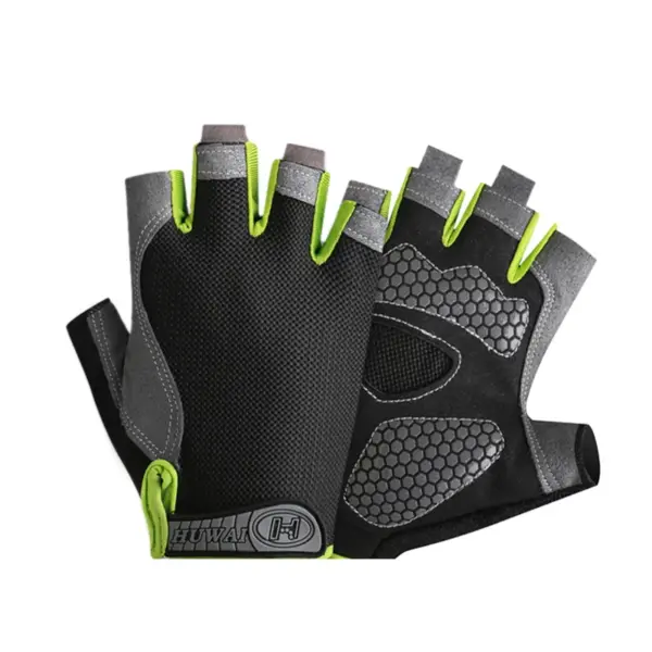 Men's & Women's Half-Finger Cycling Gloves – Breathable, Anti-Slip Gym & Fitness Training Gloves - Image 22