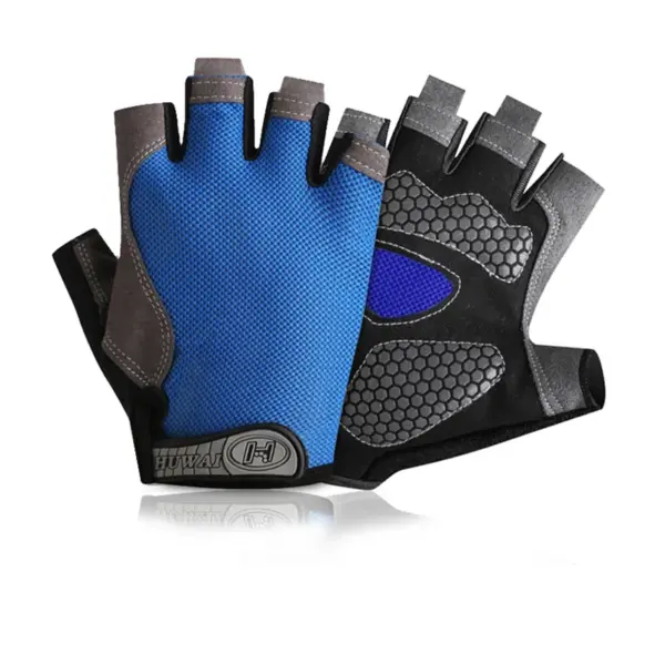 Men's & Women's Half-Finger Cycling Gloves – Breathable, Anti-Slip Gym & Fitness Training Gloves - Image 12