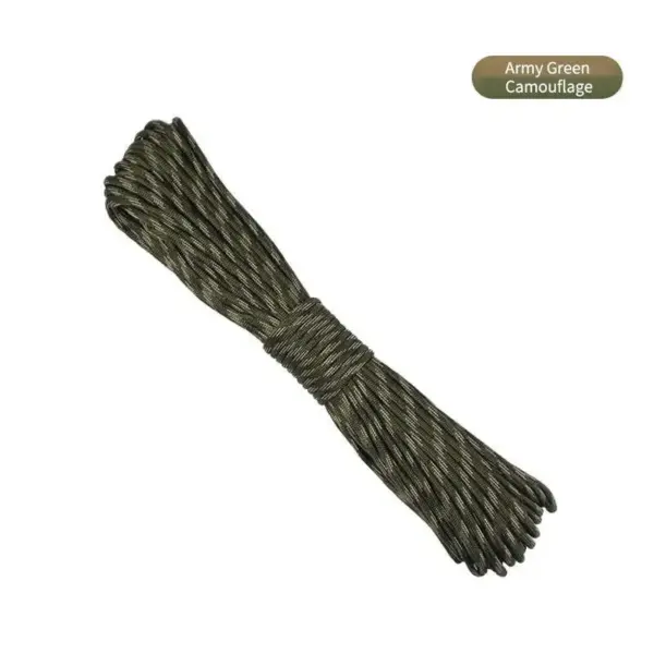 7-Core 550 Paracord Rope – 4mm Survival Cord for Camping, Hiking, Lanyards & Tent Accessories (5/8/16/31M) - Image 9