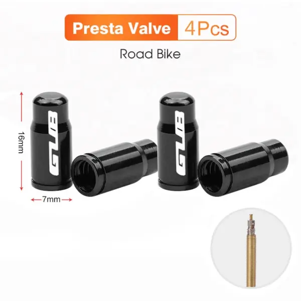 2Pcs GUB Aluminum CNC Bicycle Tire Valve Caps – MTB & Road Bike Tube Nozzle Cover for AV/FV Schrader & Presta Valves - Image 18