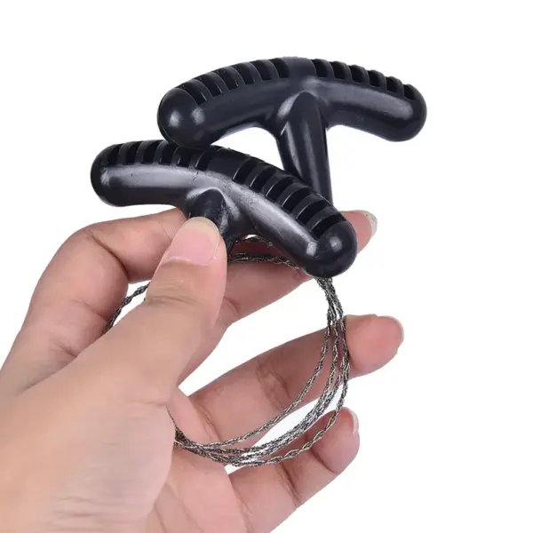 Manual Hand Steel Wire Saw – Portable Survival Rope Chain Saw for Camping, Hiking & Emergency Gear - Image 6