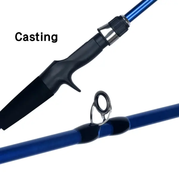 Biutifu Baitcasting Spinning Travel Carbon Fishing Rod – 4/5 Section Ultralight Mini Pole for Lure & Trout Fishing (5-20g Casting Weight) - Image 5