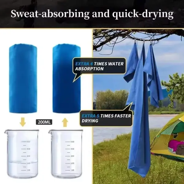 Quick-Drying Sports Towel (40x80cm) – Lightweight & Absorbent Towel for Gym, Swimming, Camping & Fitness - Image 5