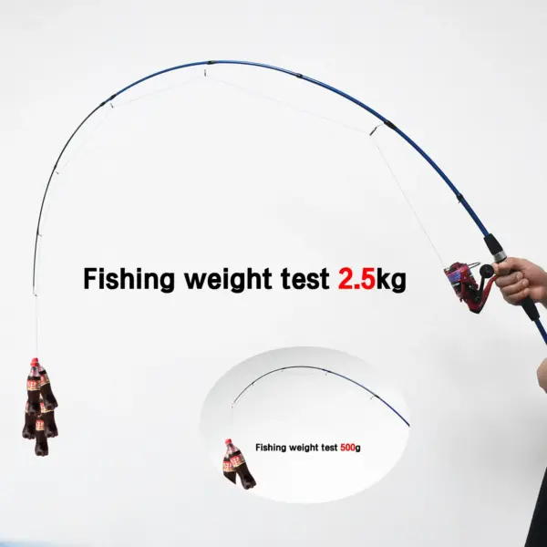 Biutifu Baitcasting Spinning Travel Carbon Fishing Rod – 4/5 Section Ultralight Mini Pole for Lure & Trout Fishing (5-20g Casting Weight) - Image 3