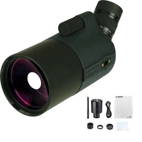 SVBONY SV41 Pro Mak Spotting Scope – 28-84x80 FMC K9 Waterproof Telescope for Astronomy, Target Shooting & Camping - Image 8