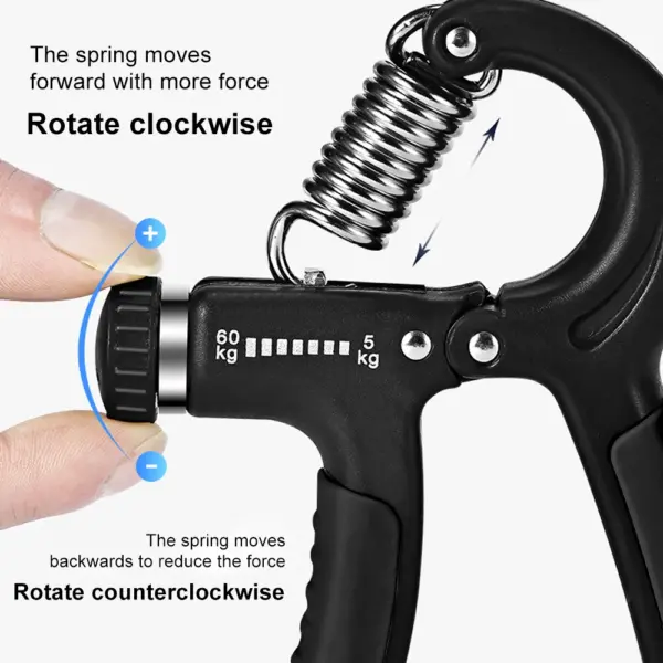 Grip Strengthener Hand Exerciser – Adjustable 5-60Kg for Strength Training & Finger Rehabilitation - Image 3