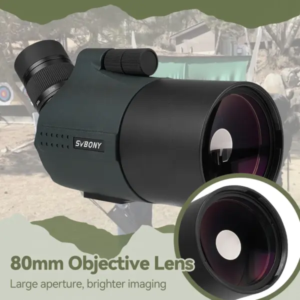 SVBONY SV41 Pro Mak Spotting Scope – 28-84x80 FMC K9 Waterproof Telescope for Astronomy, Target Shooting & Camping - Image 2