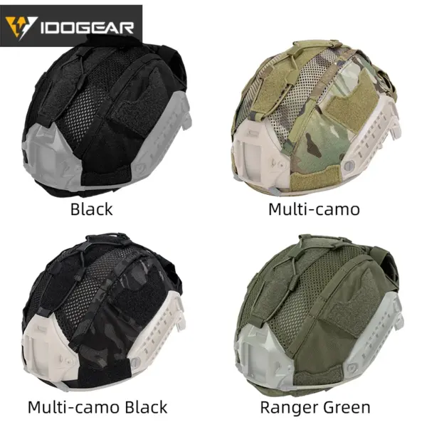 Idogear Helmet Cover For Tactical Maritime Helmet With Nvg Battery Pouch Hunting Accessories 3812 - Image 6