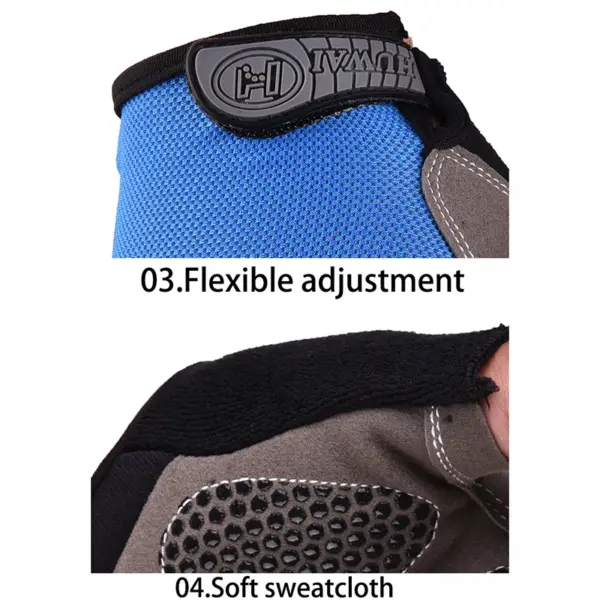 Men's & Women's Half-Finger Cycling Gloves – Breathable, Anti-Slip Gym & Fitness Training Gloves - Image 3