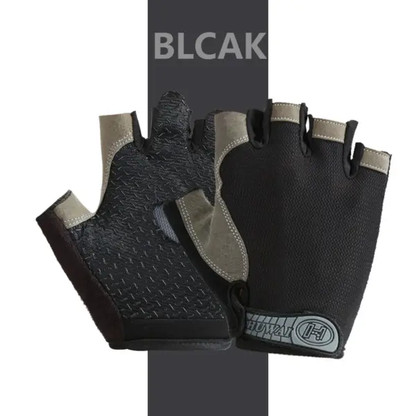 Men's & Women's Half-Finger Cycling Gloves – Breathable, Anti-Slip Gym & Fitness Training Gloves - Image 9
