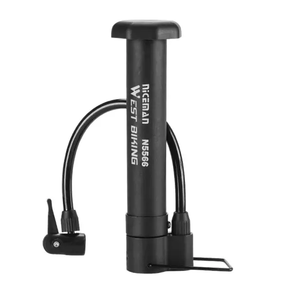 West Biking MTB Bicycle Pump – 80 PSI Manual Air Pump for Bike Tires, Balloons & Inflator with Schrader Valve - Image 7