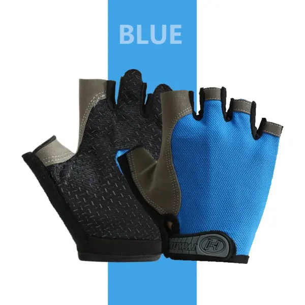 Men's & Women's Half-Finger Cycling Gloves – Breathable, Anti-Slip Gym & Fitness Training Gloves - Image 16