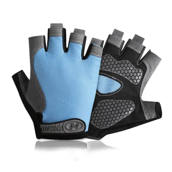 Men's & Women's Half-Finger Cycling Gloves – Breathable, Anti-Slip Gym & Fitness Training Gloves - Image 19
