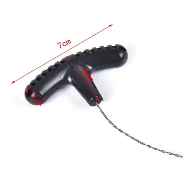 Manual Hand Steel Wire Saw – Portable Survival Rope Chain Saw for Camping, Hiking & Emergency Gear - Image 5