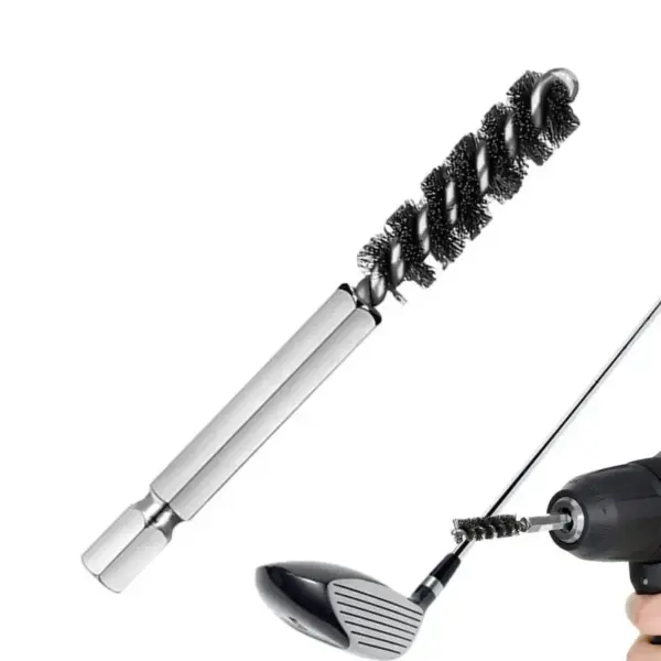 Golf Club Head Hosel Brush – Electric Drill Wire Brush for Golf Iron Rust Removal & Cleaning - Image 2