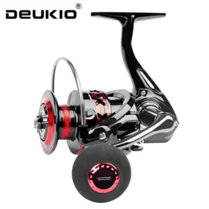 Deukio Fishing Reel 2000-7000 – Max Drag 12Kg Spinning Reel with Metal Spool for Fishing Accessories