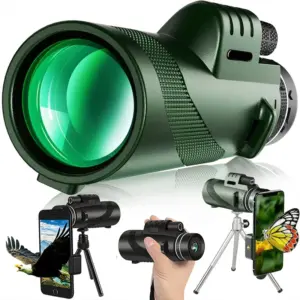 Portable Zoom HD 5000M Telescope – Folding Long-Distance Mini Powerful Scope for Hunting, Sports, Camping & Travel