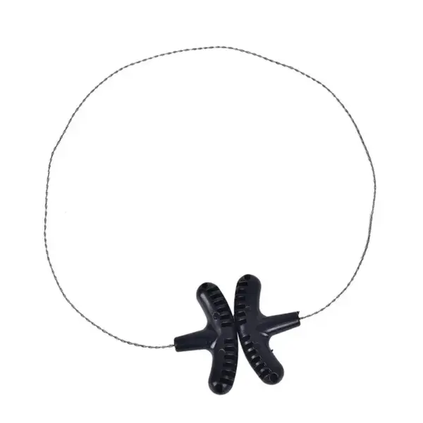 Manual Hand Steel Wire Saw – Portable Survival Rope Chain Saw for Camping, Hiking & Emergency Gear - Image 4
