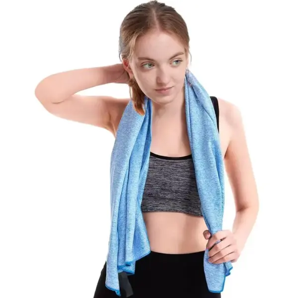 Microfiber Quick-Dry Gym Towel – Silver Ion Odor-Free, Absorbent & Fast-Drying Workout Towel - Image 3
