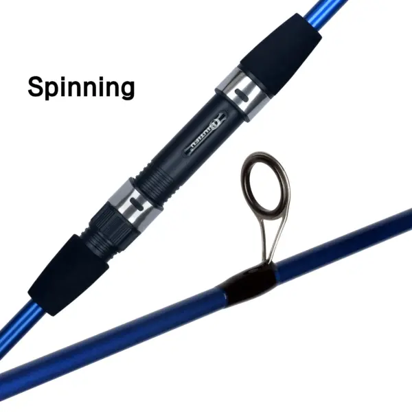 Biutifu Baitcasting Spinning Travel Carbon Fishing Rod – 4/5 Section Ultralight Mini Pole for Lure & Trout Fishing (5-20g Casting Weight) - Image 4