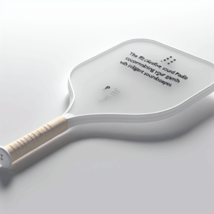 SmashSynth Adaptive Sound Paddle - a sleek, handheld electronic device with a paddle-shaped design featuring buttons and controls, photographed against a neutral background.