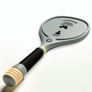 VibeShot Sync Paddle, a sleek, ergonomic handheld device with a smooth surface and streamlined design, set against a neutral background.